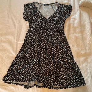 Mink short sleeve dress
